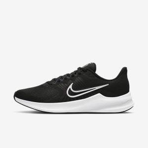 Nike Downshifter 11 Road Ženske Tekaški Čevlji Črna / Temno Siva / Bela | NK632BMQ