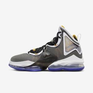 Nike LeBron 19 Moški Košarkaški Copati Modra / Črna / Bela / Rdeča | NK985GQX