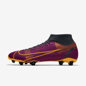 Nike Mercurial Superfly 8 Academy By You Custom Moški Nogometni Čevlji Večbarvni | NK153NOL