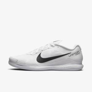 Nike NikeCourt Air Zoom Vapor Pro Carpet Moški Tenis Copati Bela / Črna | NK584BIC