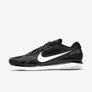 Nike NikeCourt Air Zoom Vapor Pro Hard-Court Moški Tenis Copati Črna / Bela | NK819UZA