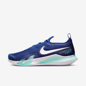 Nike NikeCourt React Vapor NXT Clay Court Moški Tenis Copati Kraljevsko Modra | NK409OPX