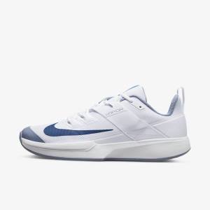 Nike NikeCourt Vapor Lite Hard Court Moški Tenis Copati Bela / Mornarica | NK591VNG