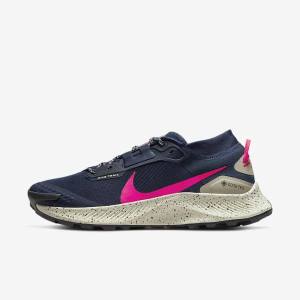 Nike Pegasus Trail 3 GORE-TEX Waterproof Trail Moški Tekaški Čevlji Obszidián Olivno Zelene | NK208YAD