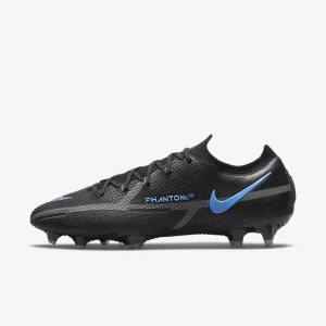 Nike Phantom GT2 Elite FG Firm-Ground Moški Nogometni Čevlji Črna / Siva | NK390XJF