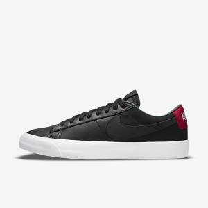 Nike SB Zoom Blazer Low Pro GT Premium Moški Superge Črna / Rdeča / Črna | NK864RND