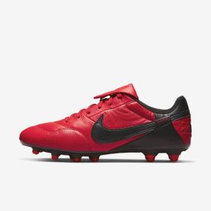 Nike The Premier 3 FG Firm-Grounds Moški Nogometni Čevlji Rdeča / Črna | NK841SAY