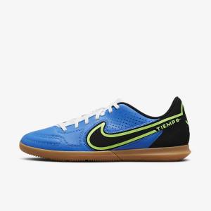 Nike Tiempo Legend 9 Club IC Indoor-Court Moški Nogometni Čevlji Svetloba Modra / Svetloba Zelena / Rjav / Črna | NK304PEQ