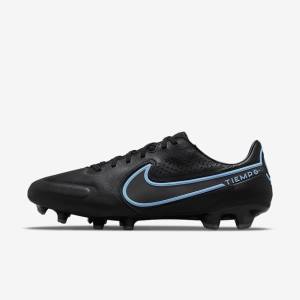 Nike Tiempo Legend 9 Pro FG Firm-Ground Moški Nogometni Čevlji Črna / Siva | NK653FZK