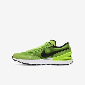 Nike Waffle One Older Otroci Superge Zelena / Rdeča / Črna | NK716VTP