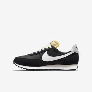 Nike Waffle Trainer 2 Older Otroci Superge Črna / Oranžna / Bela | NK406XOA