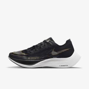 Nike ZoomX Vaporfly Next% 2 Road Racing Moški Tekaški Čevlji Bela / Turkizna / Črna / Roza | NK483SOV