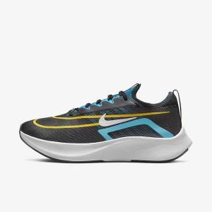 Nike Zoom Fly 4 Road Moški Tekaški Čevlji Črna / Zelena / Oranžna | NK647PLA