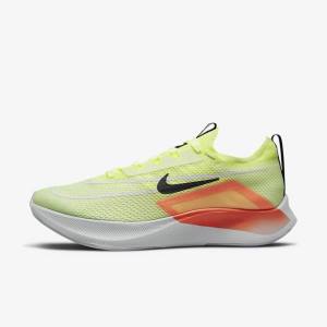 Nike Zoom Fly 4 Road Moški Tekaški Čevlji Črna / Temno Siva / Modra / Bela | NK902PZG